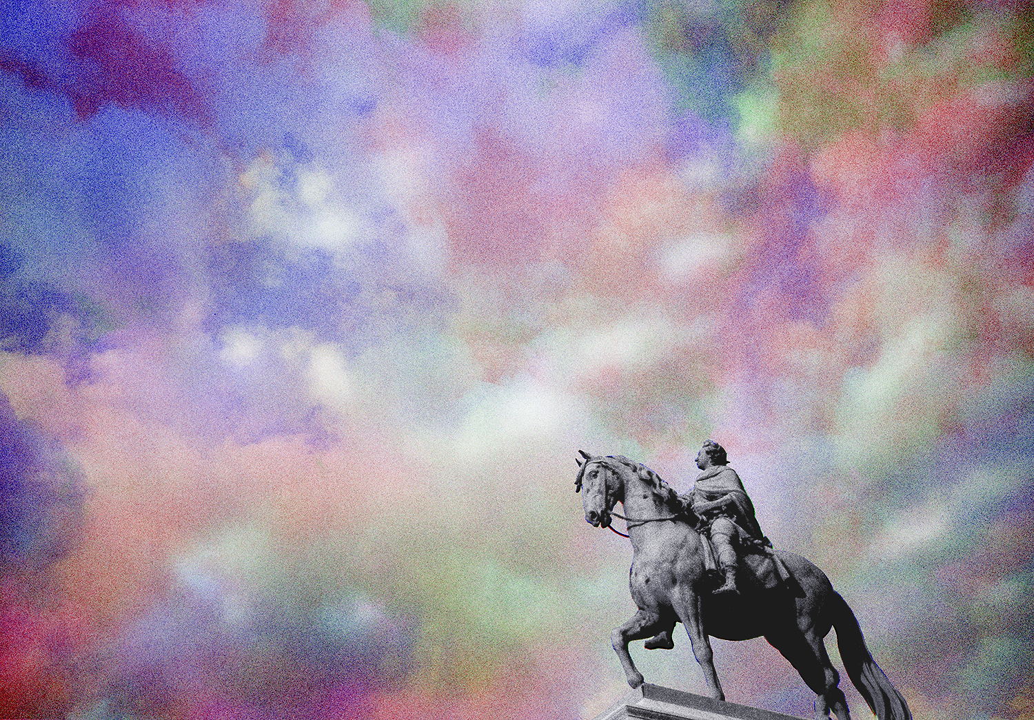 Mounted Statue